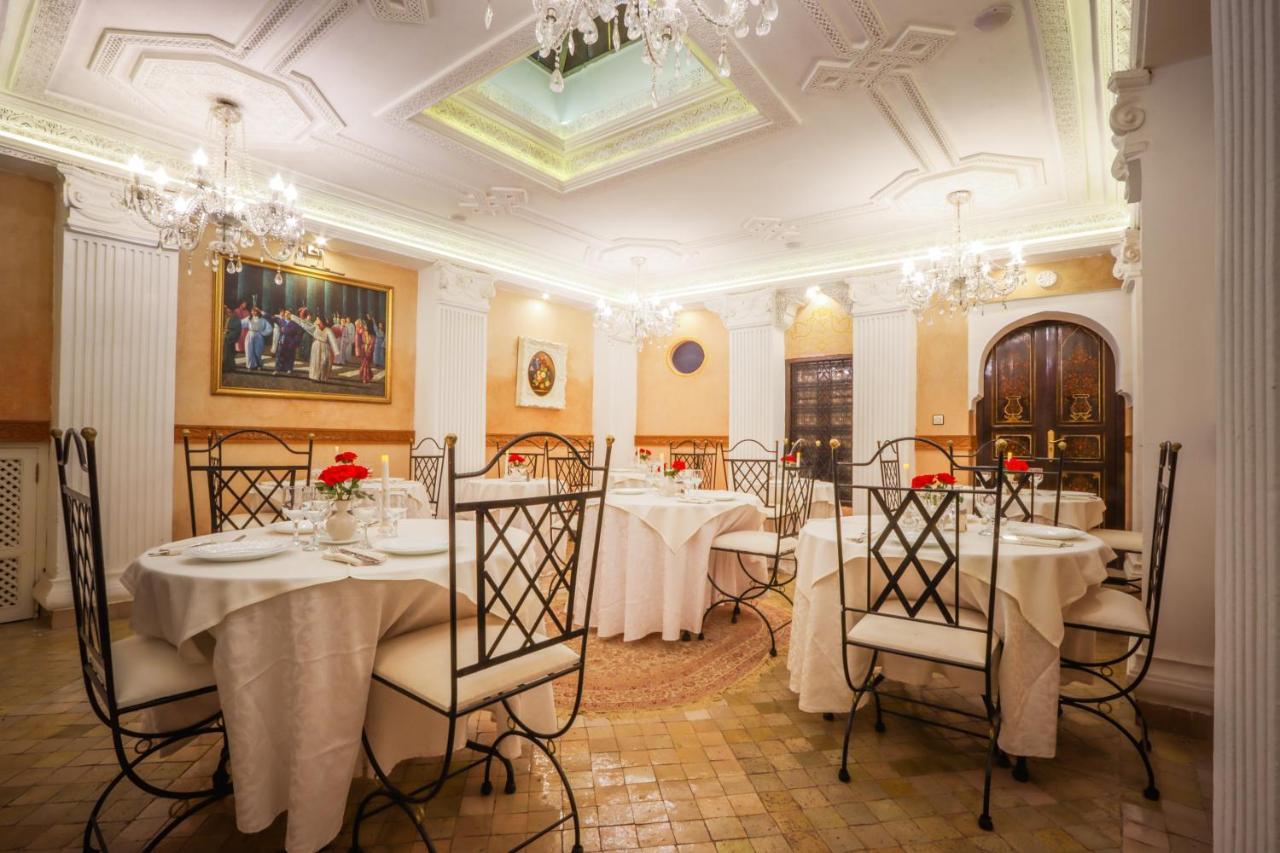 Riad Palais Des Princesses & Spa Marrakesh Exterior foto Restaurant interior
