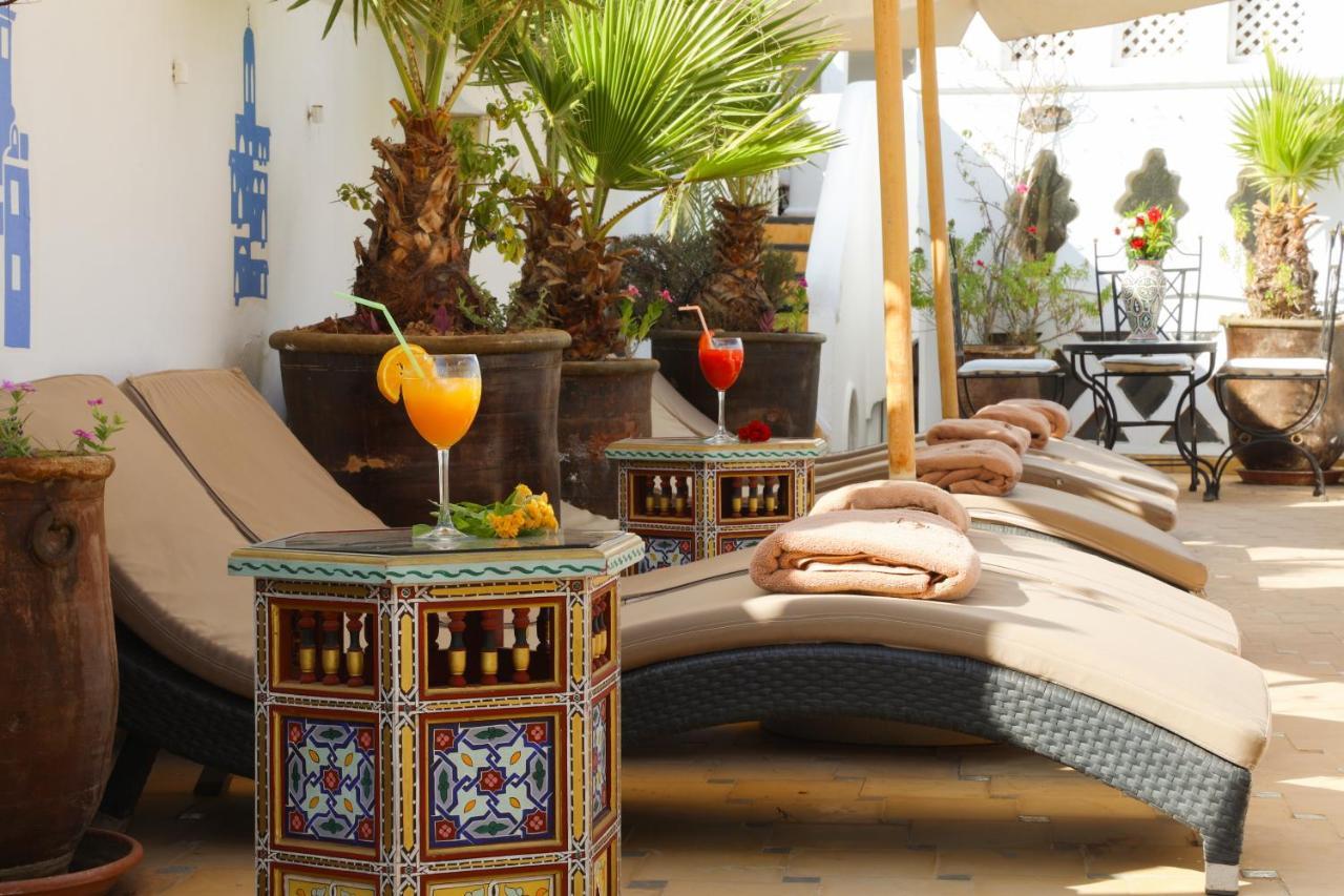 Riad Palais Des Princesses & Spa Marrakesh Exterior foto Rooftop terrace