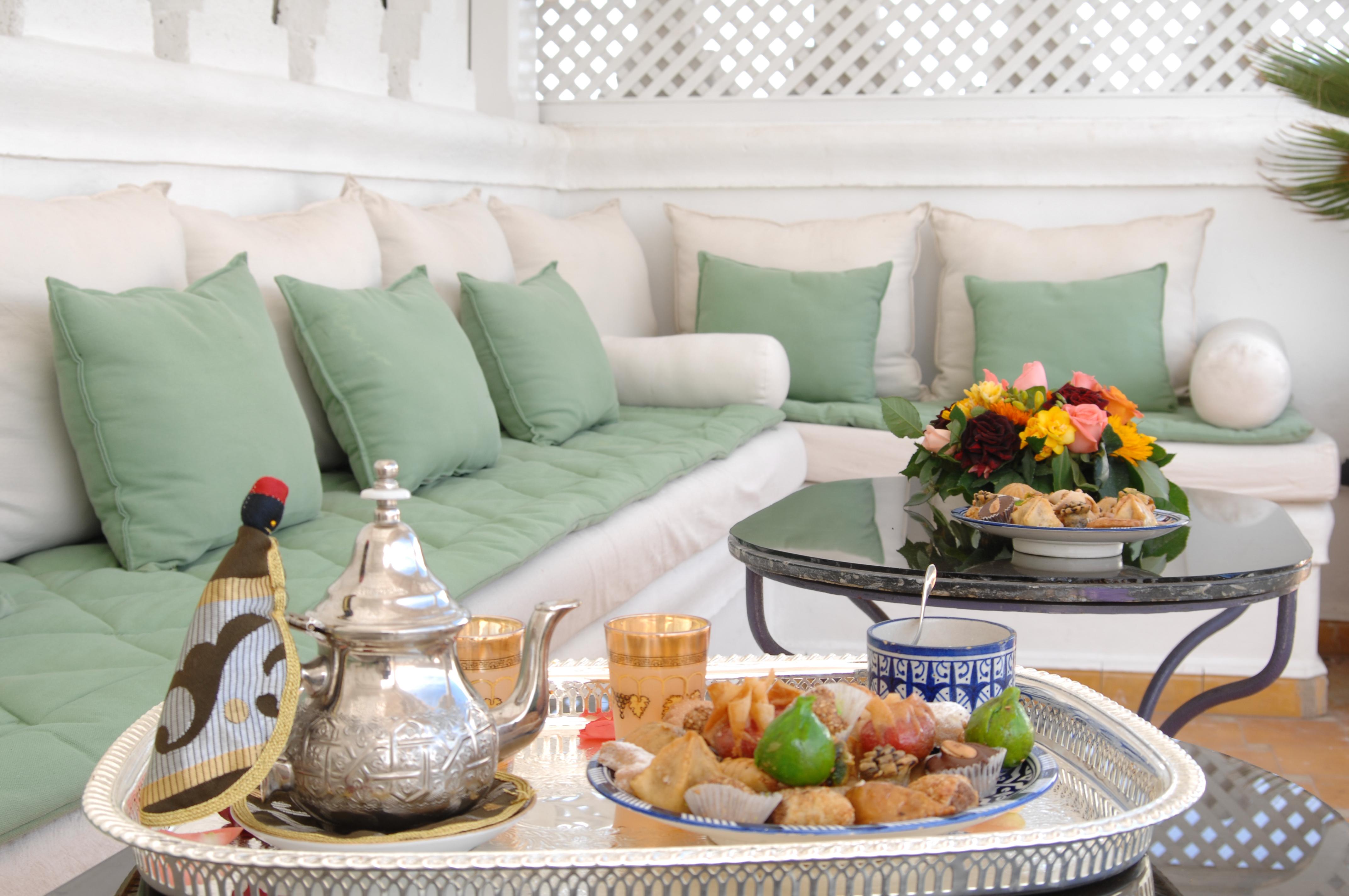 Riad Palais Des Princesses & Spa Marrakesh Exterior foto Moroccan tea